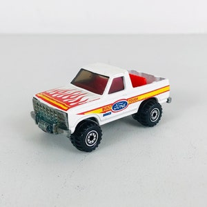 Vintage 1987 Hot Wheels Ford Bronco 4 Wheeler jaren 1980 Gegoten