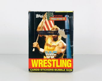 WWF/WWE Hasbro WrestleMania X 10 Custom Sticker Set Wrestling Retro 