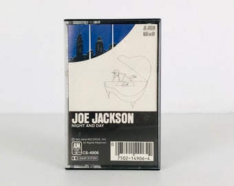 Joe Jackson Cassette Tape 1982 Night and Day, 1980s Second British Invasion Artist, Steppin' Out Top 40 Single, 80s Indie Rock