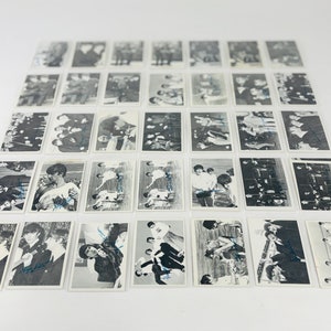 1964 ビートルズ トレーディング カード 第 3 シリーズ 35 枚セット、ヴィンテージ 1960 年代 Topps ビートルズ バブルガム カード 良好な状態、ビートルズ ミュージック ギフト