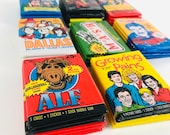 1980s TV Show Trading Cards Wax Packs, 80s Themed Dad Gifts