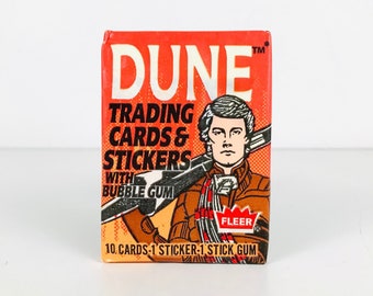 Dune Movie Trading Cards Unopened Pack Paul Atreides Wrapper Variation, Original 1984 Dune Movie, Kyle MacLachlan / Timothée Chalamet