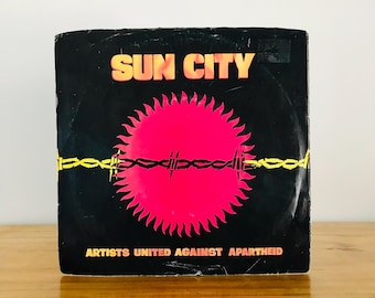 1985 Sun City 45 Record Single Artists United Against Apartheid, 1980s Protest Song Collaboration