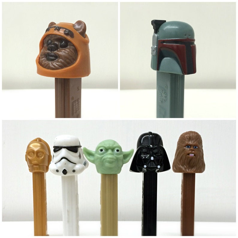 vintage star wars pez dispensers