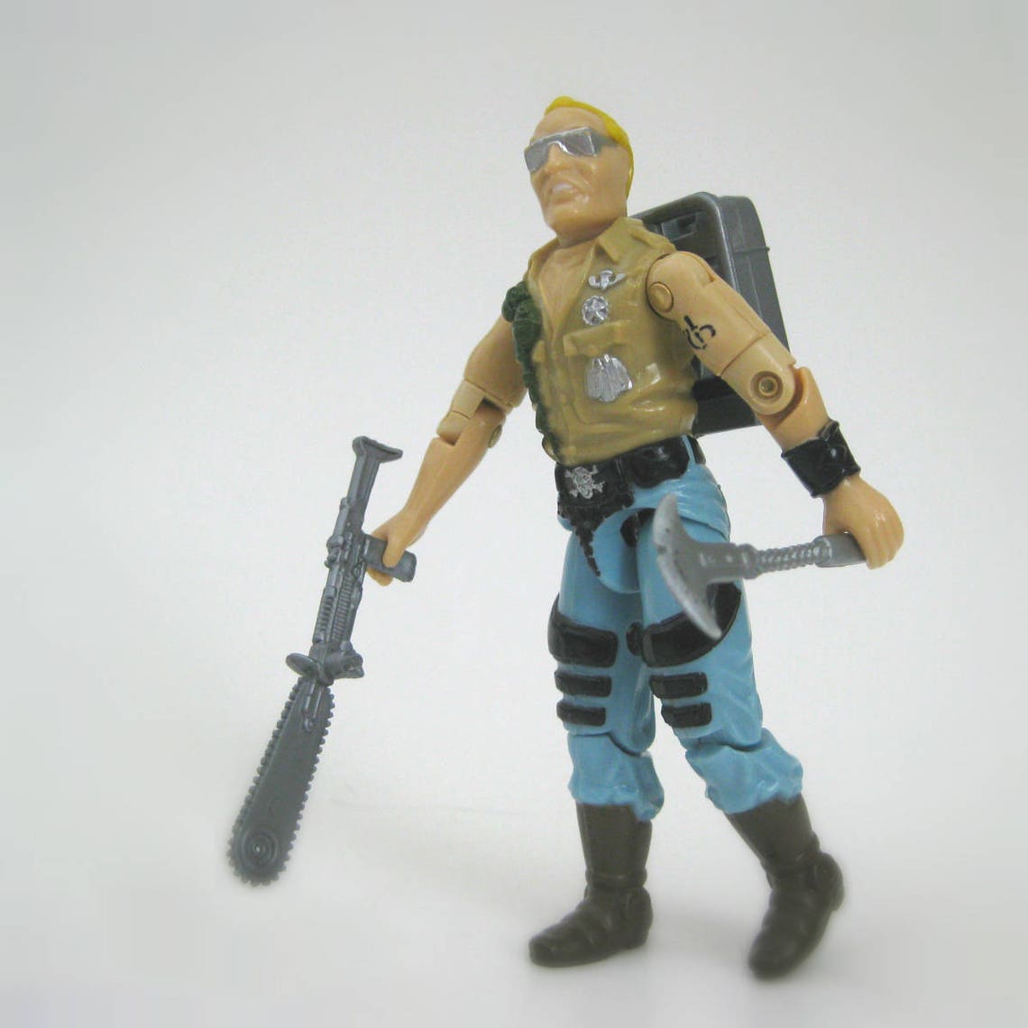 80's GI Joe Action Figure Buzzsaw the Dreadnok 1986 Etsy