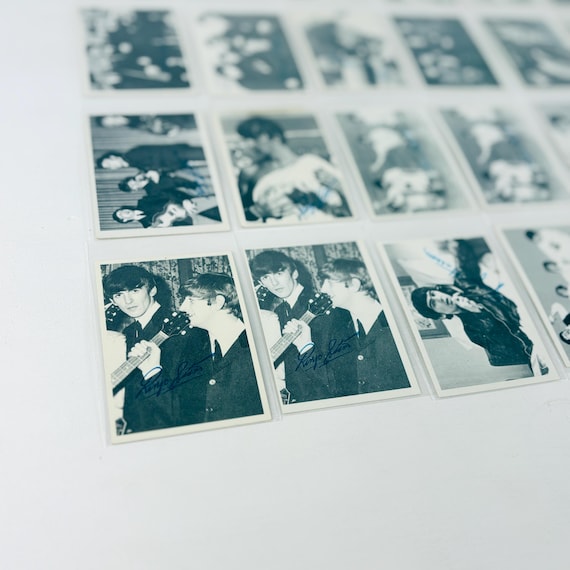 1964 Beatles Trading Cards 3rd Series Lot of 35, Vintage