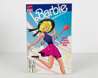 Vintage Barbie Comic Book Issue #4 from 1991, Classic 1990s Marvel Comics / Mattel Toy Fashion Doll Character, 2023 Barbie Movie Gift