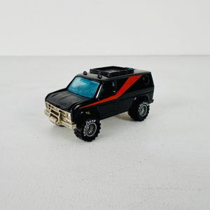 Vintage 1980s Hot Wheels A-Team Van Die Cast Metal Miniature Toy Replica, Real Riders Baja Breaker, 80s NBC TV Show Mr. T