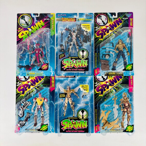 1990s Spawn Figures Lot Mcfarlane Toys Series 3-6, Unopened