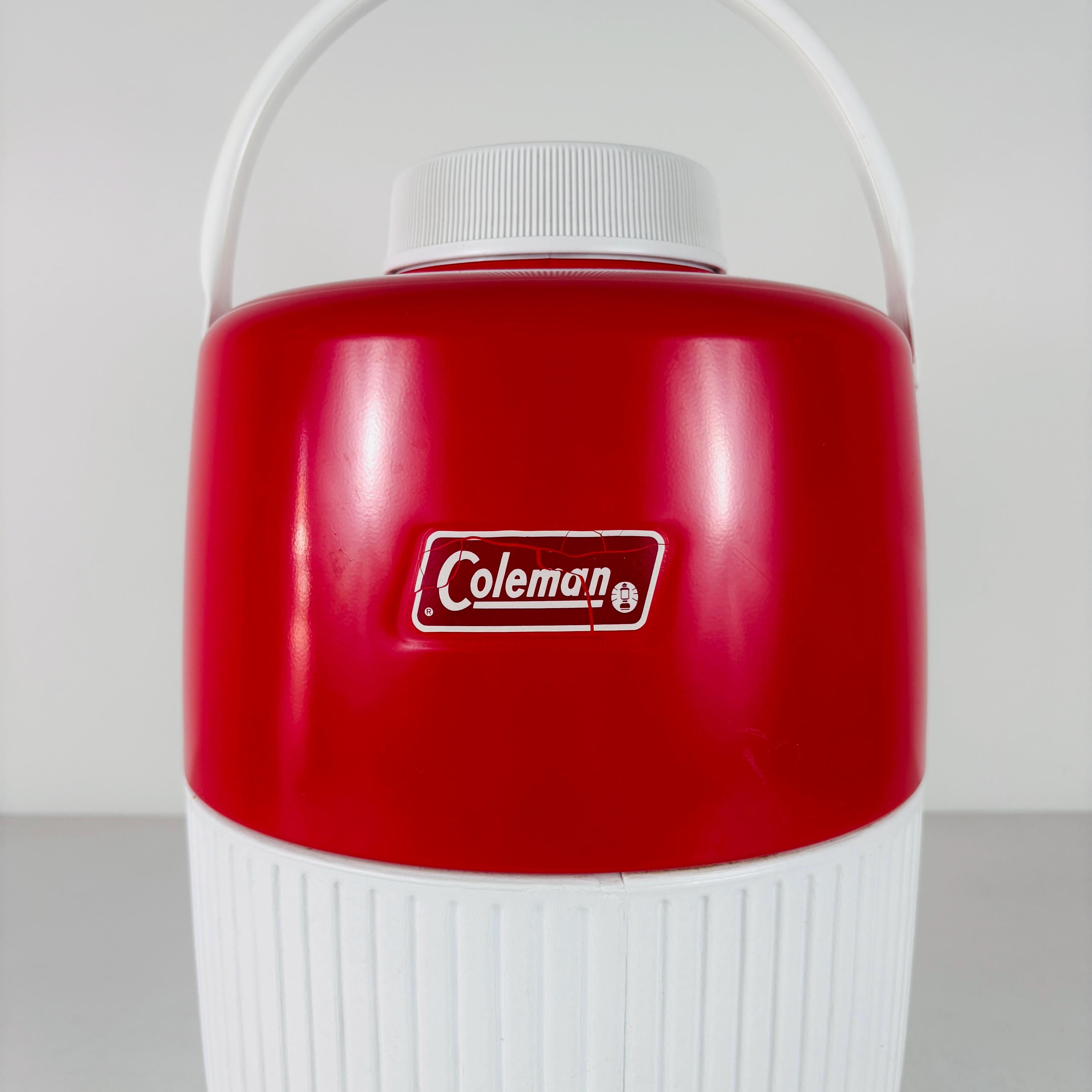 Vintage 1960s Coleman Portable 1 Gallon Water Container, Old Skool
