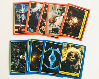 1977年から1983年までのスターウォーズカードとステッカー30枚セット