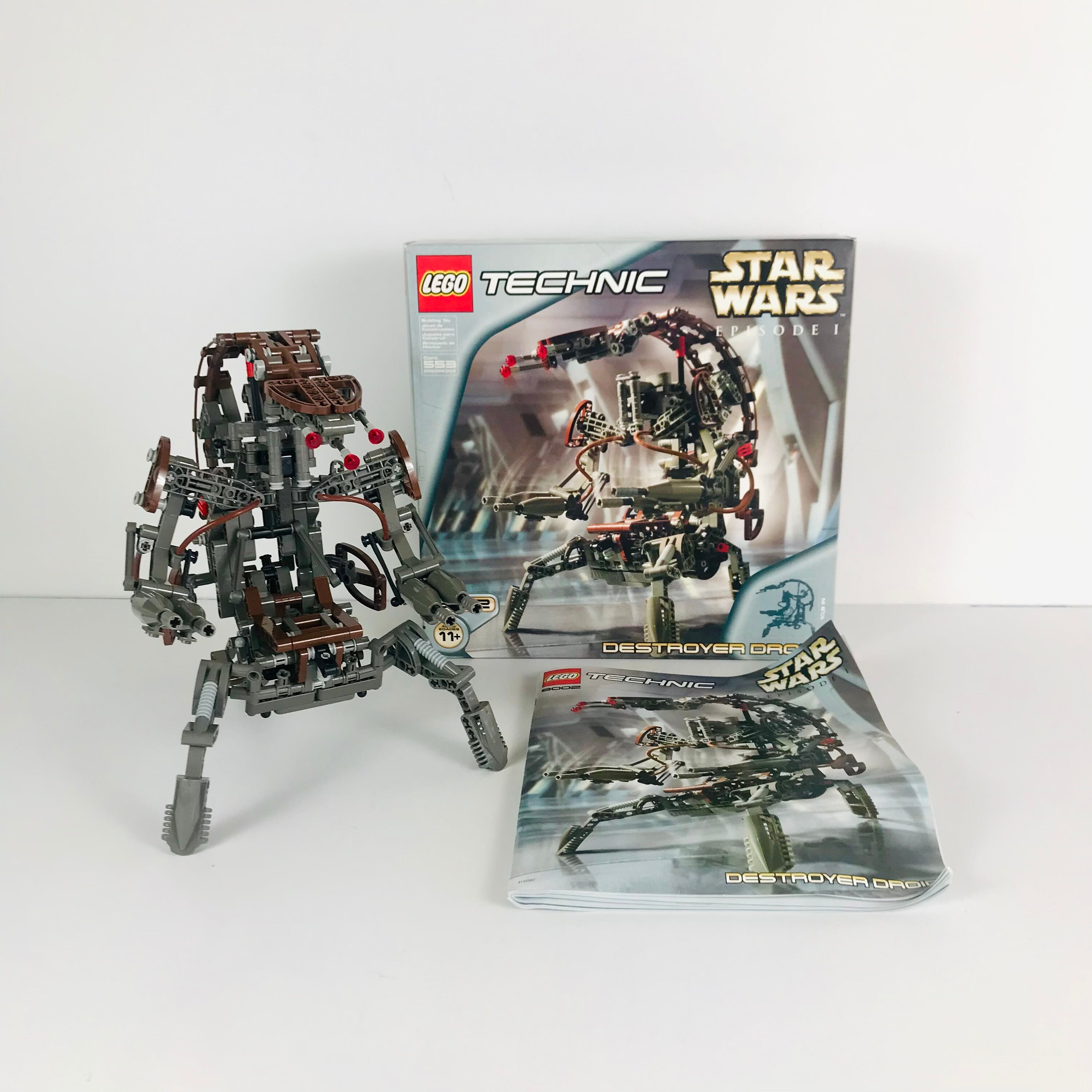 Vintage 1999 Star Wars LEGO Tecnic Rolling Destroyer Droid Set