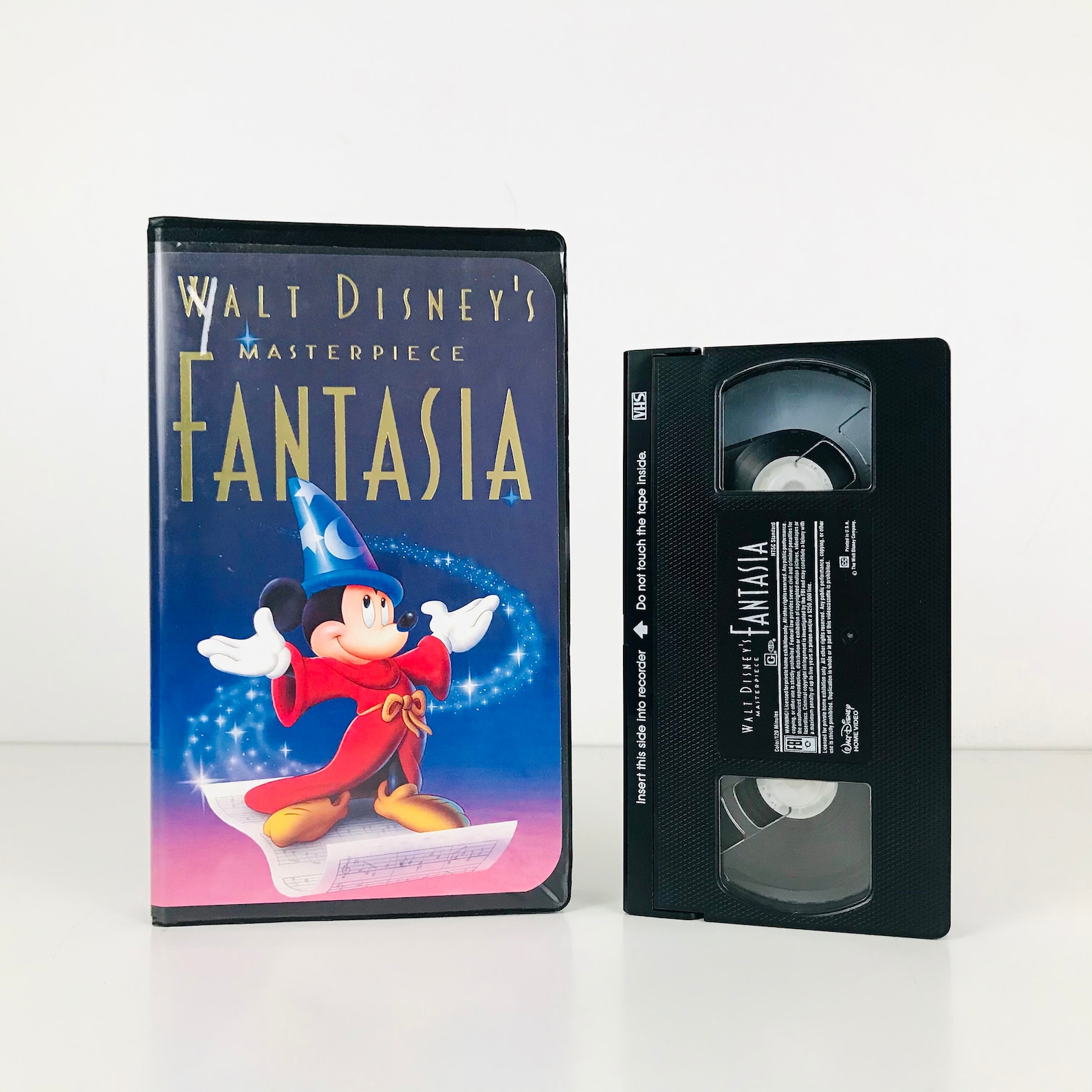 Walt Disney's Fantasia Movie VHS Tape 1940 Animated Etsy