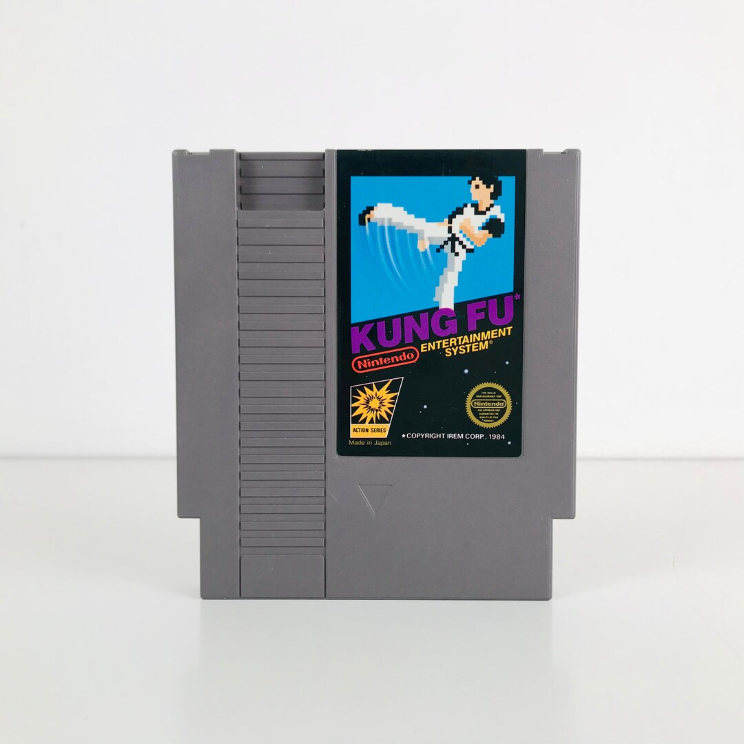 1985 Nintendo Kung Fu Karate Video Game Vintage Nintendo NES Etsy