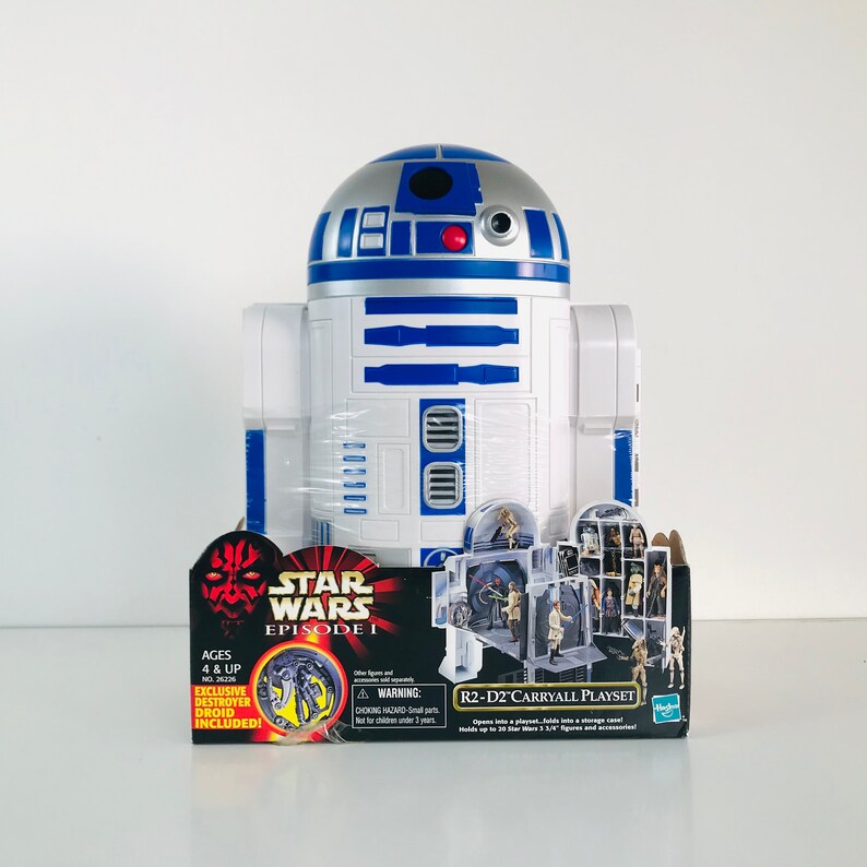 R2D2 Star Wars Action Figure Carrying Case Playset Vintage | Etsy