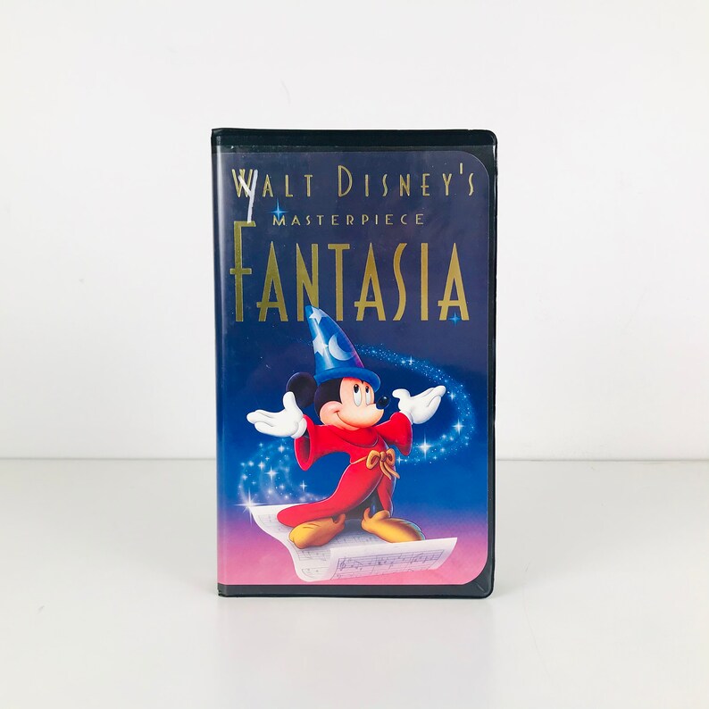 Walt Disney's Fantasia Movie VHS Tape 1940 Animated Etsy