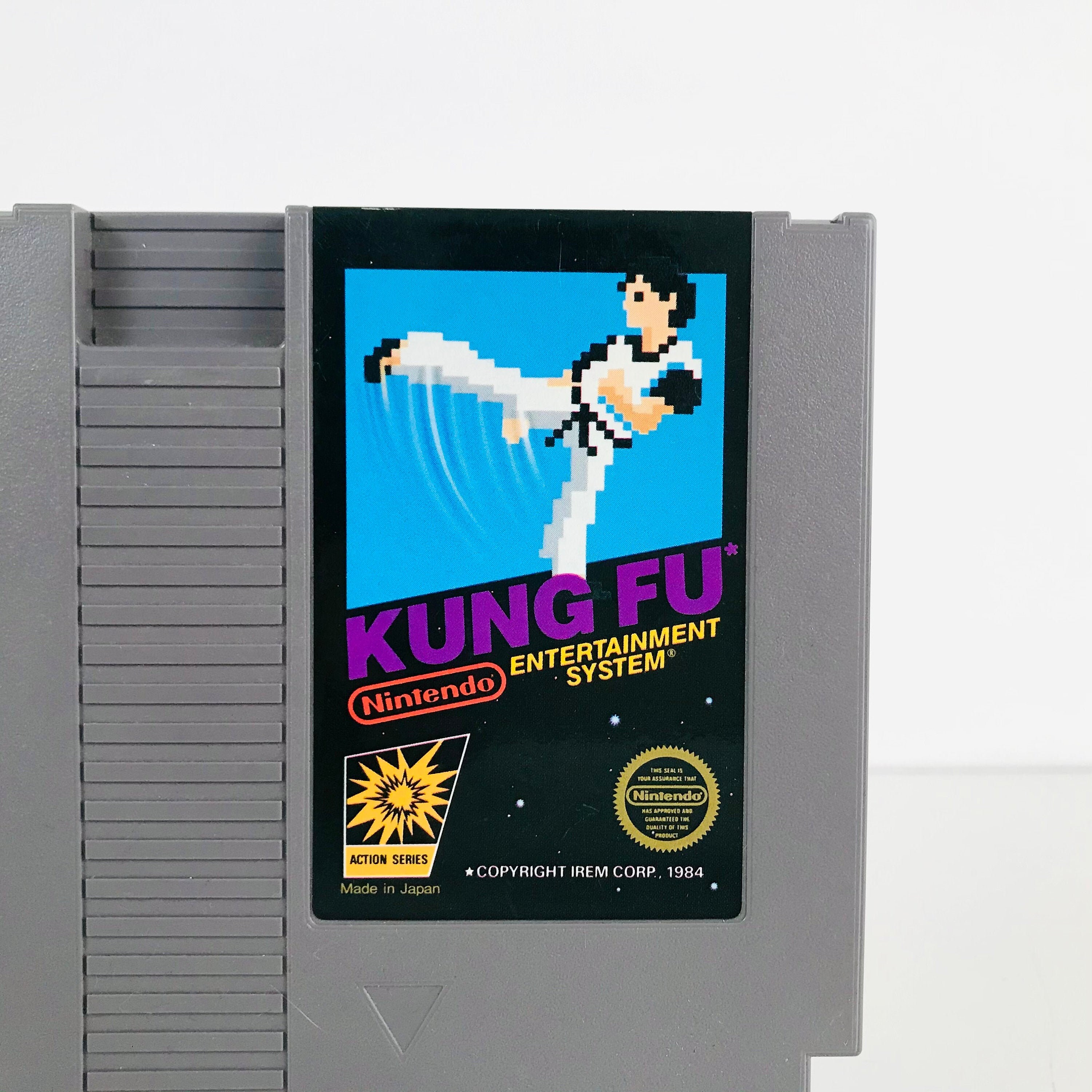 1985 Nintendo NES Kung Fu Karate Video Game Vintage Nintendo Etsy