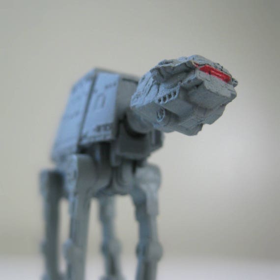 Miniature Star Wars AT-AT Walker Micro Machines Model Toy Figurine