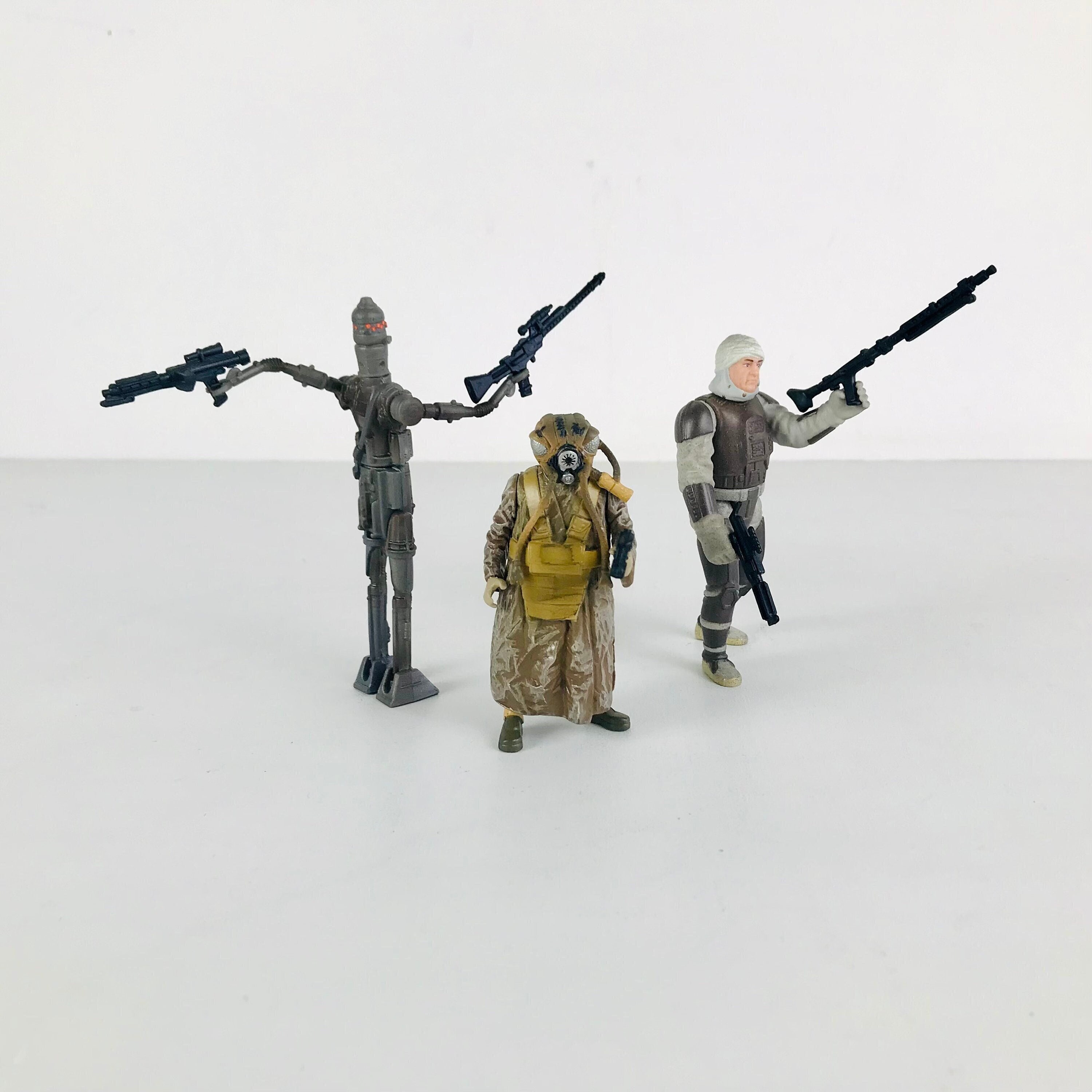 Star Wars Bounty Hunter Action Figures Lot With IG-88 Dengar Star Wars Bounty Hunter Action Figures Lot With IG-88 Dengar