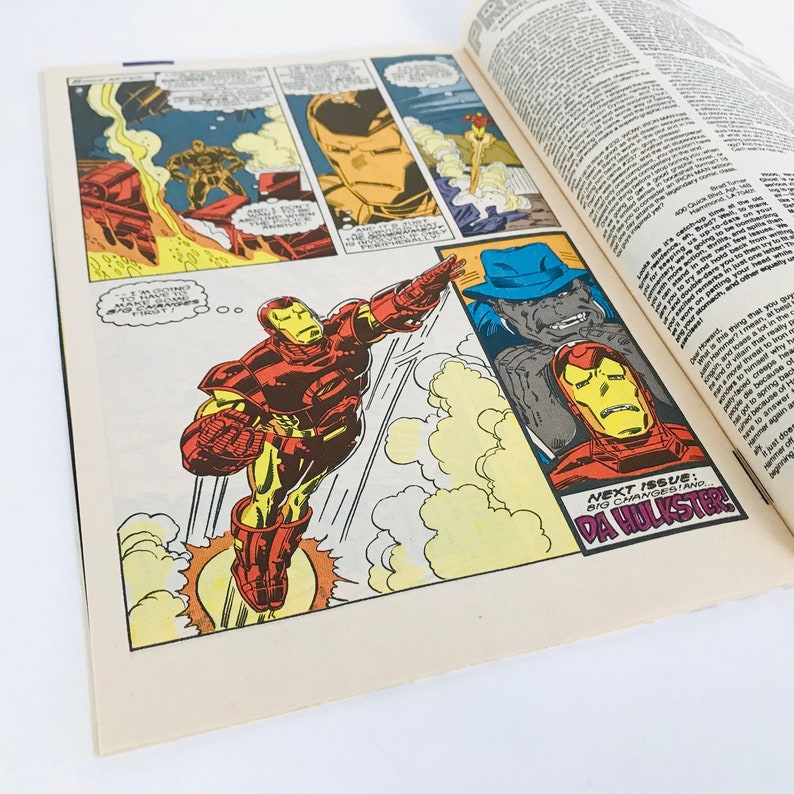 Vintage Iron Man Comic Book from the 1980s, Marvel Comics Issue 246 September 1989, Stan Lee Avengers, Tony Stark, 80s Themed Gifts image 8