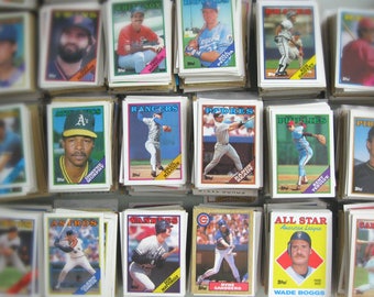 Vintage Baseball Card Team Sets from the 1980s 1990s, Cubs, Yankees, Red Sox, Dodgers, Mets, Astros, Phillies, Choose Your Favorite MLB Team