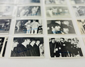1964 Beatles Trading Cards 3rd Series Lot of 35, Vintage 1960s