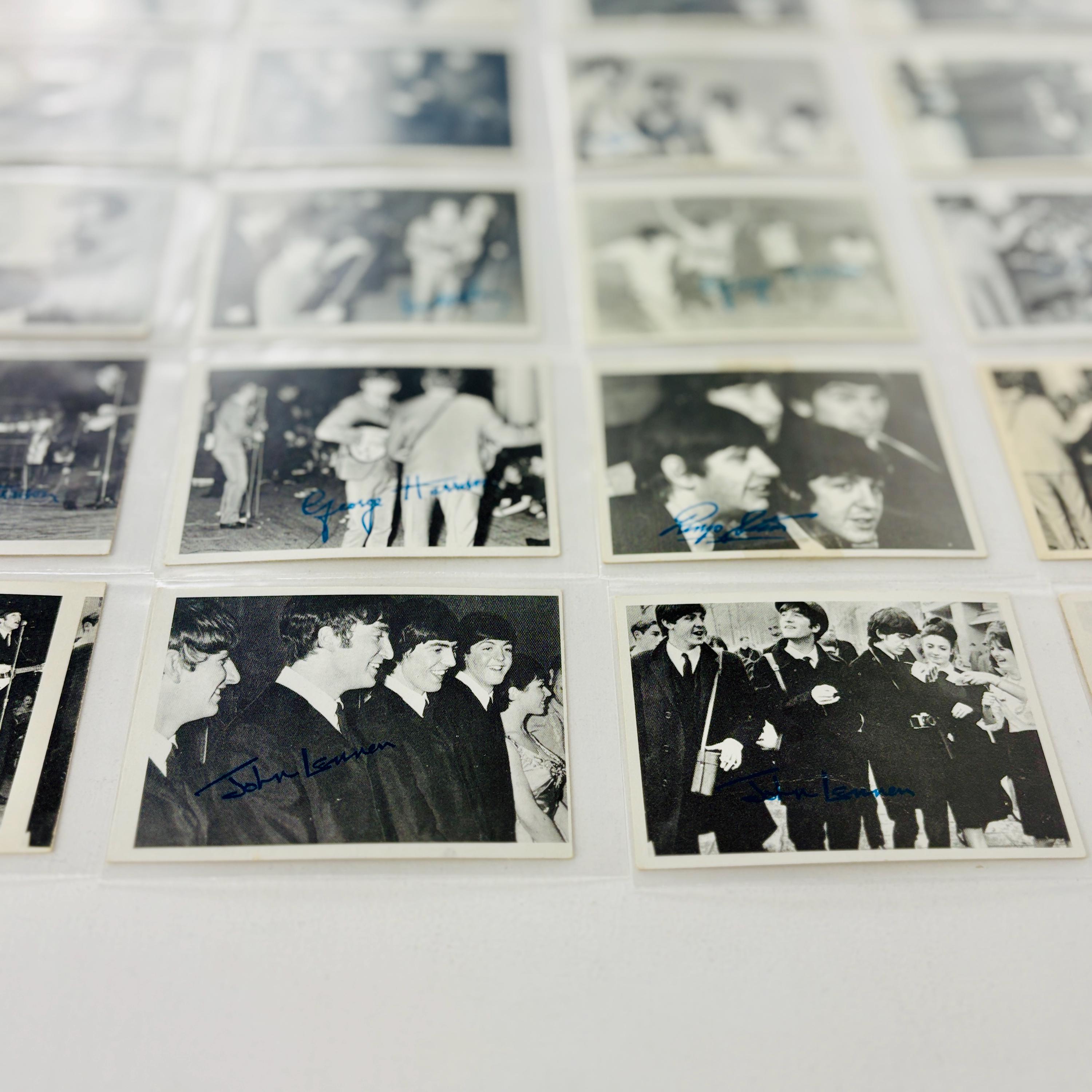 1964 Beatles Trading Cards 3rd Series Lot of 35, Vintage