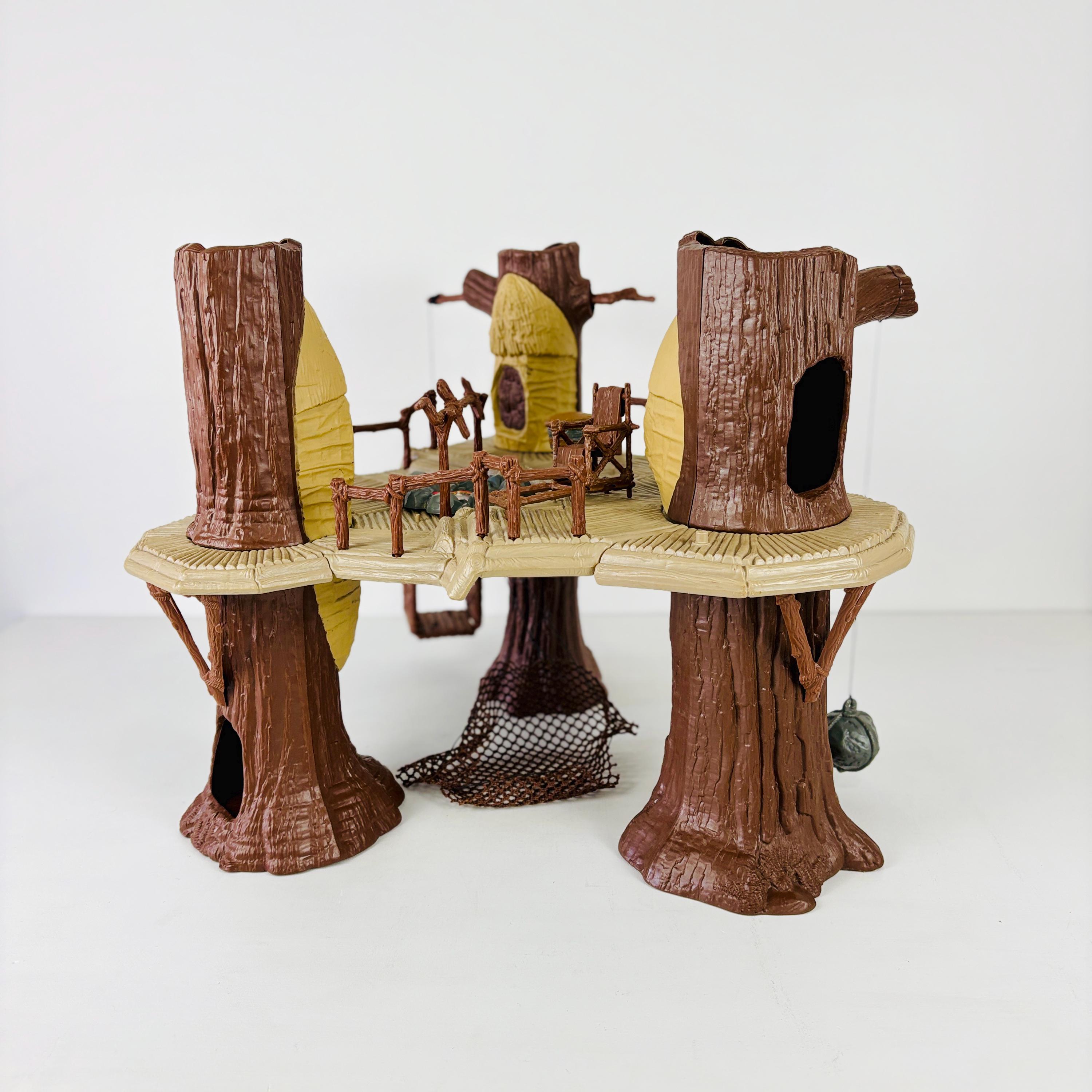 Original Star Wars Ewok Village Playset, 1980s Collectible Kenner