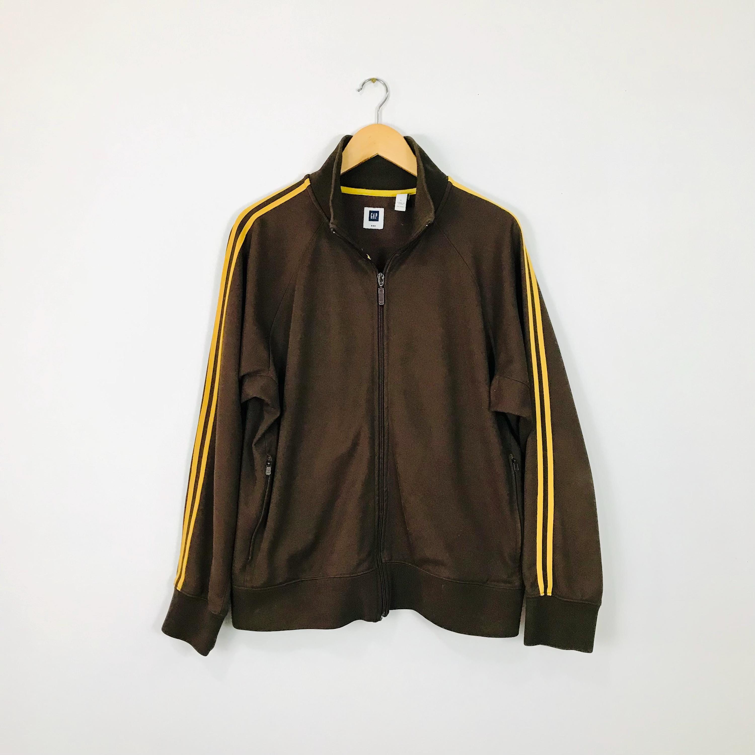 【XL】Worldwide Tricot Track Jacket brown Needles FW25 Track Jacket - Poly Smooth / Brown - Nubian