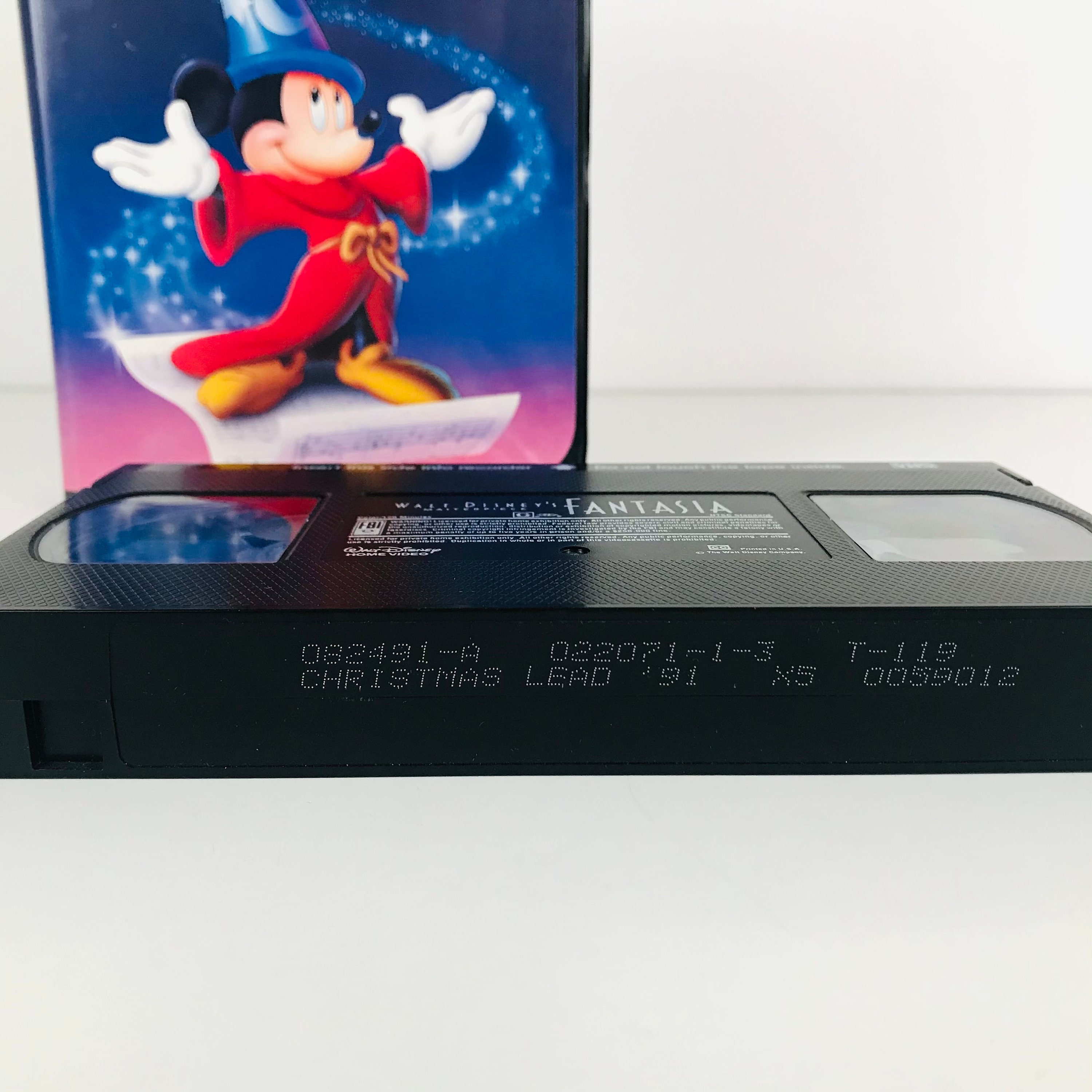 Walt Disney's Fantasia Movie VHS Tape 1940 Animated Etsy