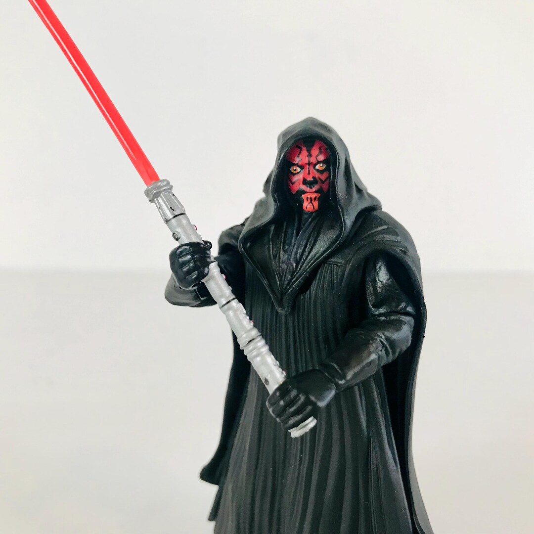 Darth Maul Action Figure With Lightsaber and Display Stand, 1990s ...