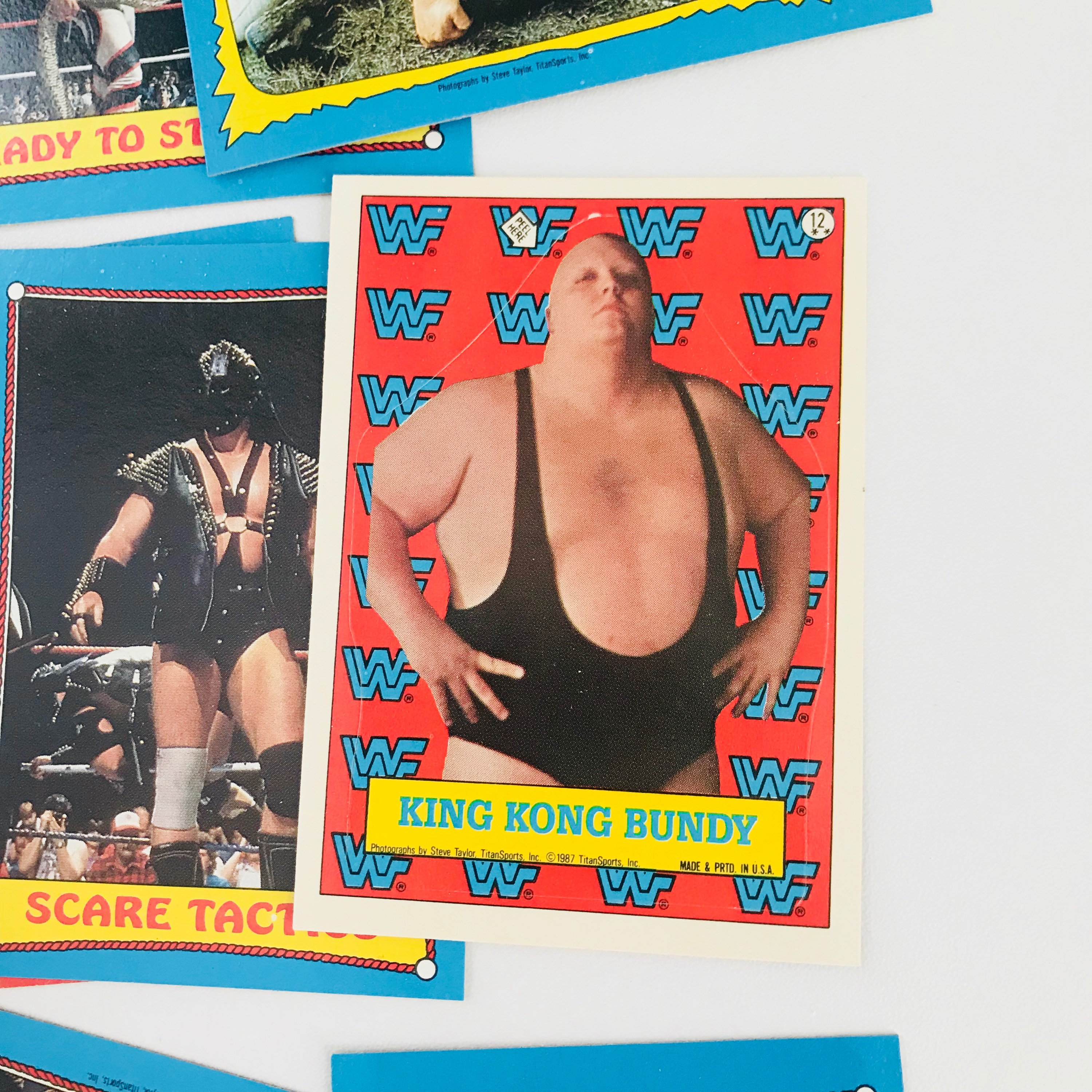 Vintage WWF Trading Cards WWE Pro Wrestling Gift for Men Etsy
