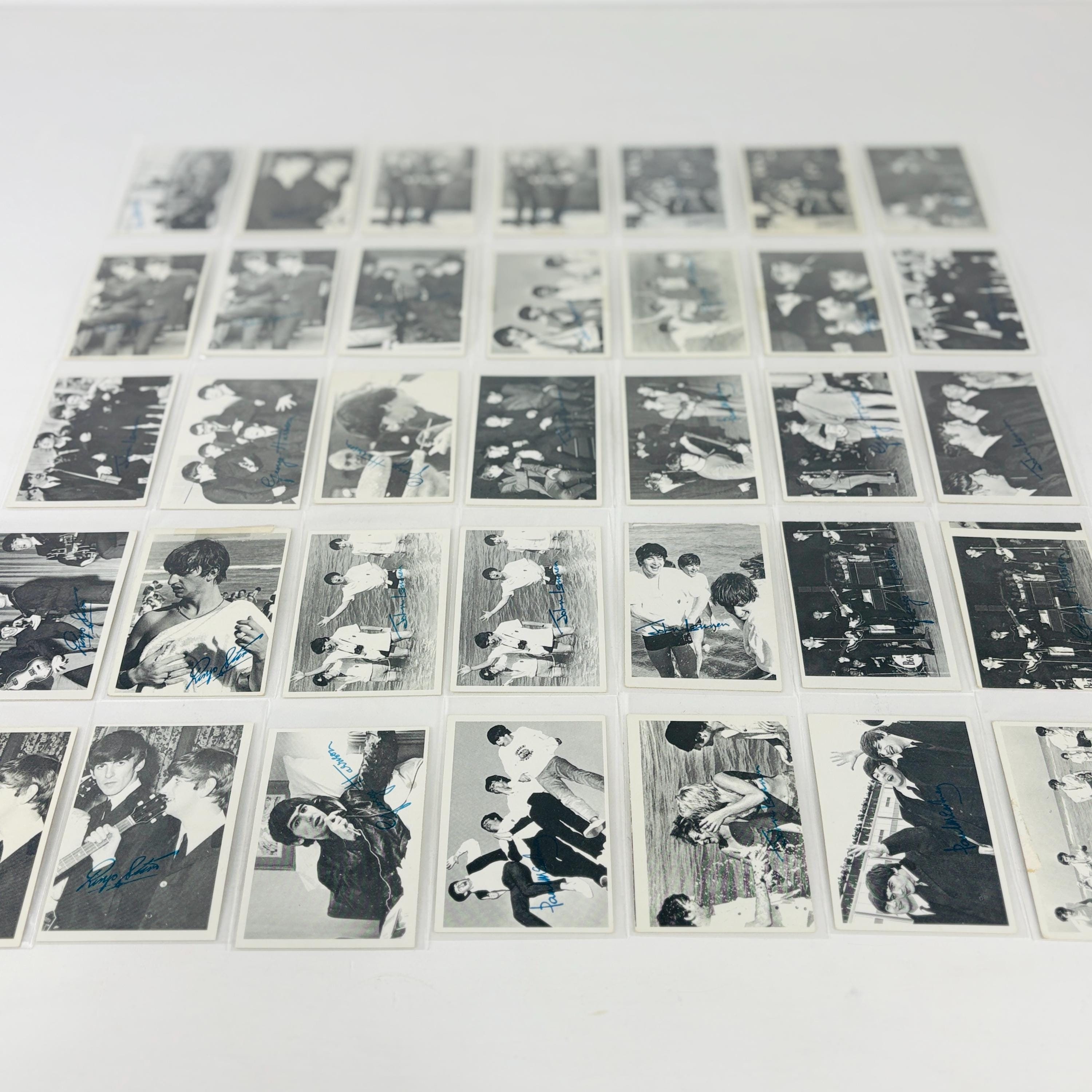 1964 Beatles Trading Cards 3rd Series Lot of 35, Vintage