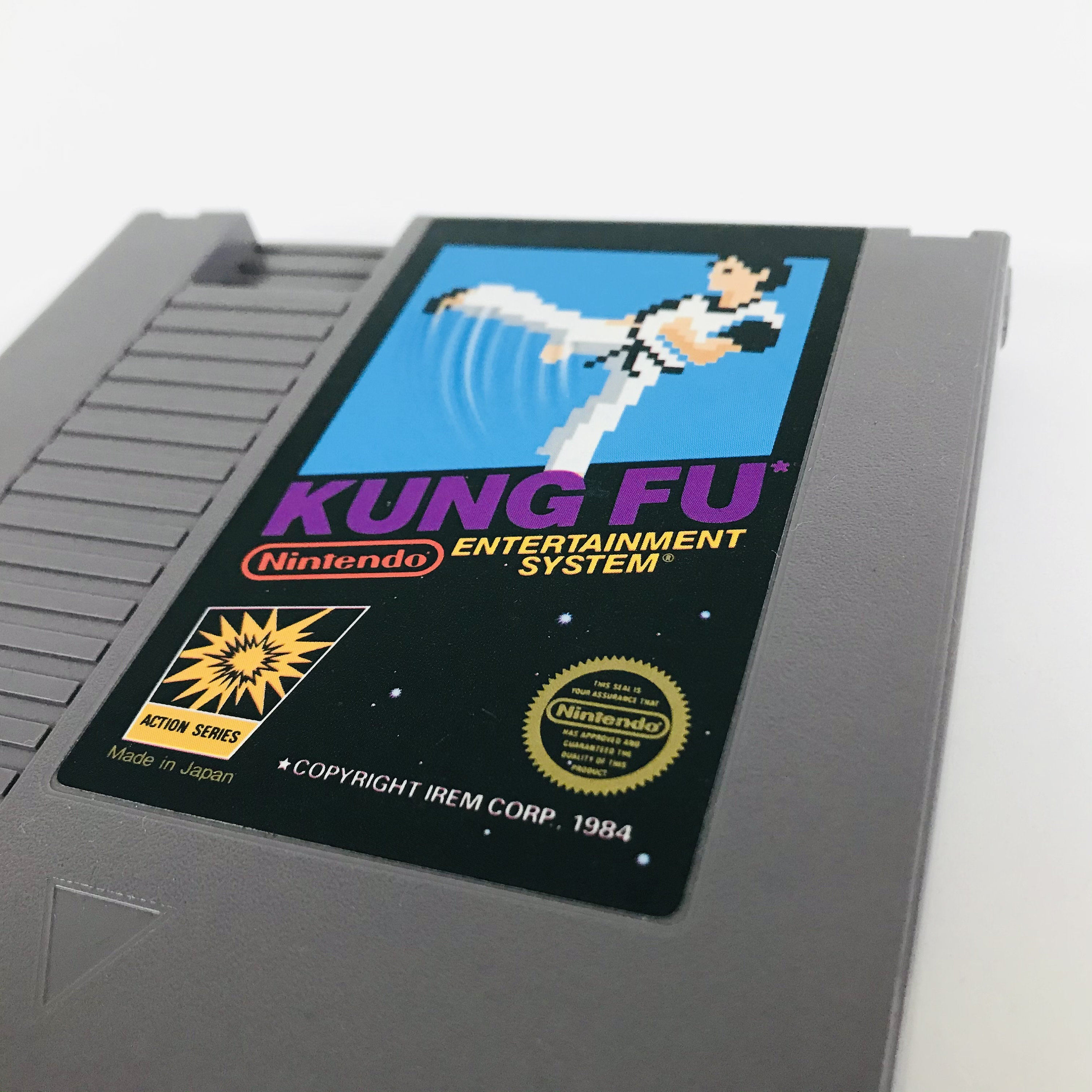 1985 Nintendo NES Kung Fu Karate Video Game Vintage Nintendo Etsy
