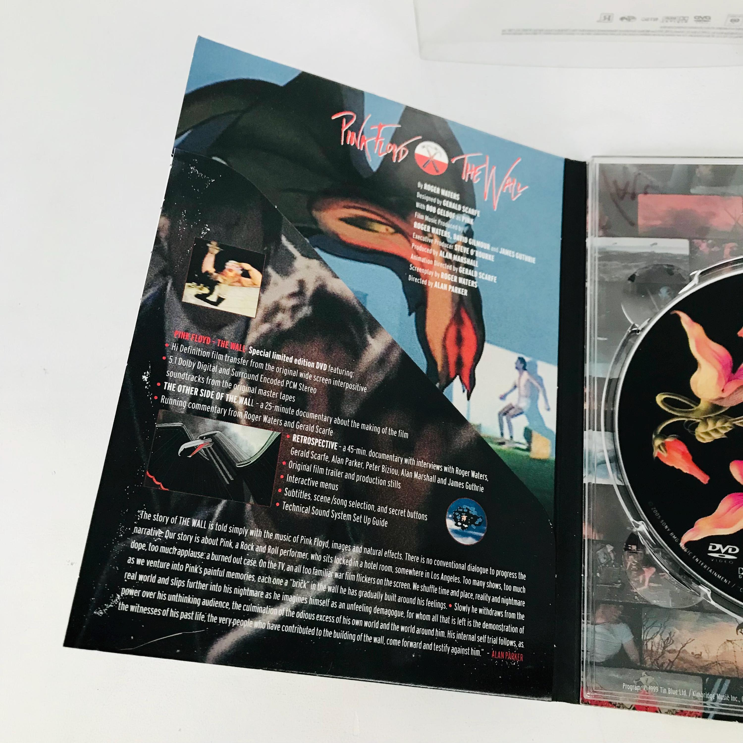 1982 Pink Floyd the Wall Movie DVD With Poster, Hard to Find