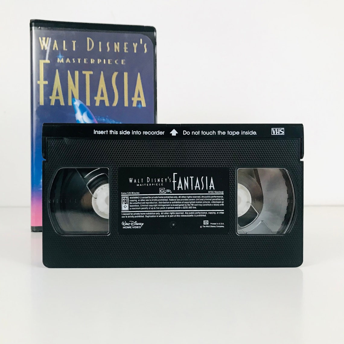 Walt Disney's Fantasia Movie VHS Tape 1940 Animated Etsy