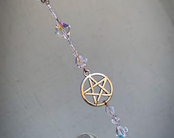 Crystal Suncatcher w/copper Core