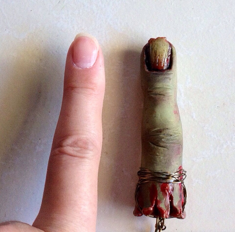 Zombie Finger Hunting Souvenir polymer clay zombie finger Etsy