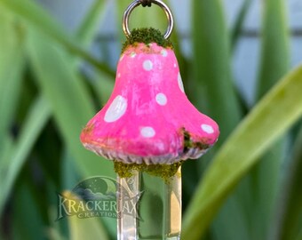 Neon Shroom with crystal