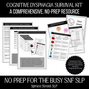 Cognitive Dysphagia Survival Kit-A Toolkit for Adult Speech Therapy