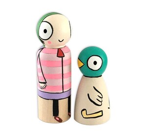 sarah and duck stuffed animal