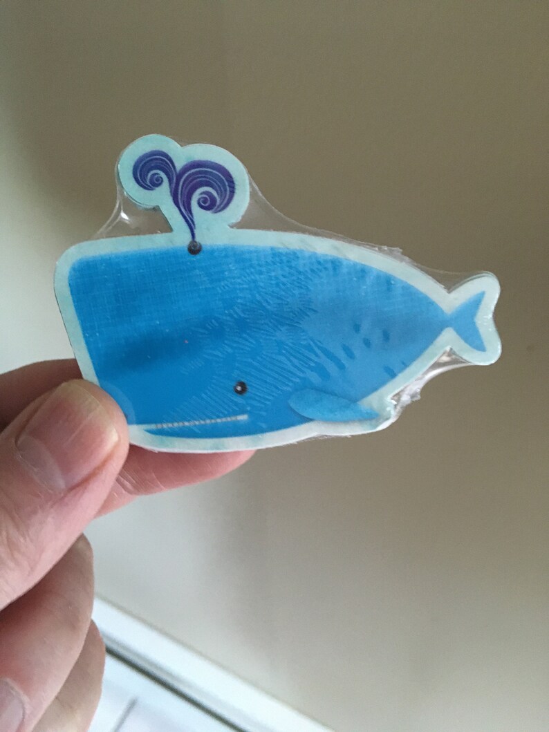 Whale Die Cut Flexible Cape Cod California Etsy