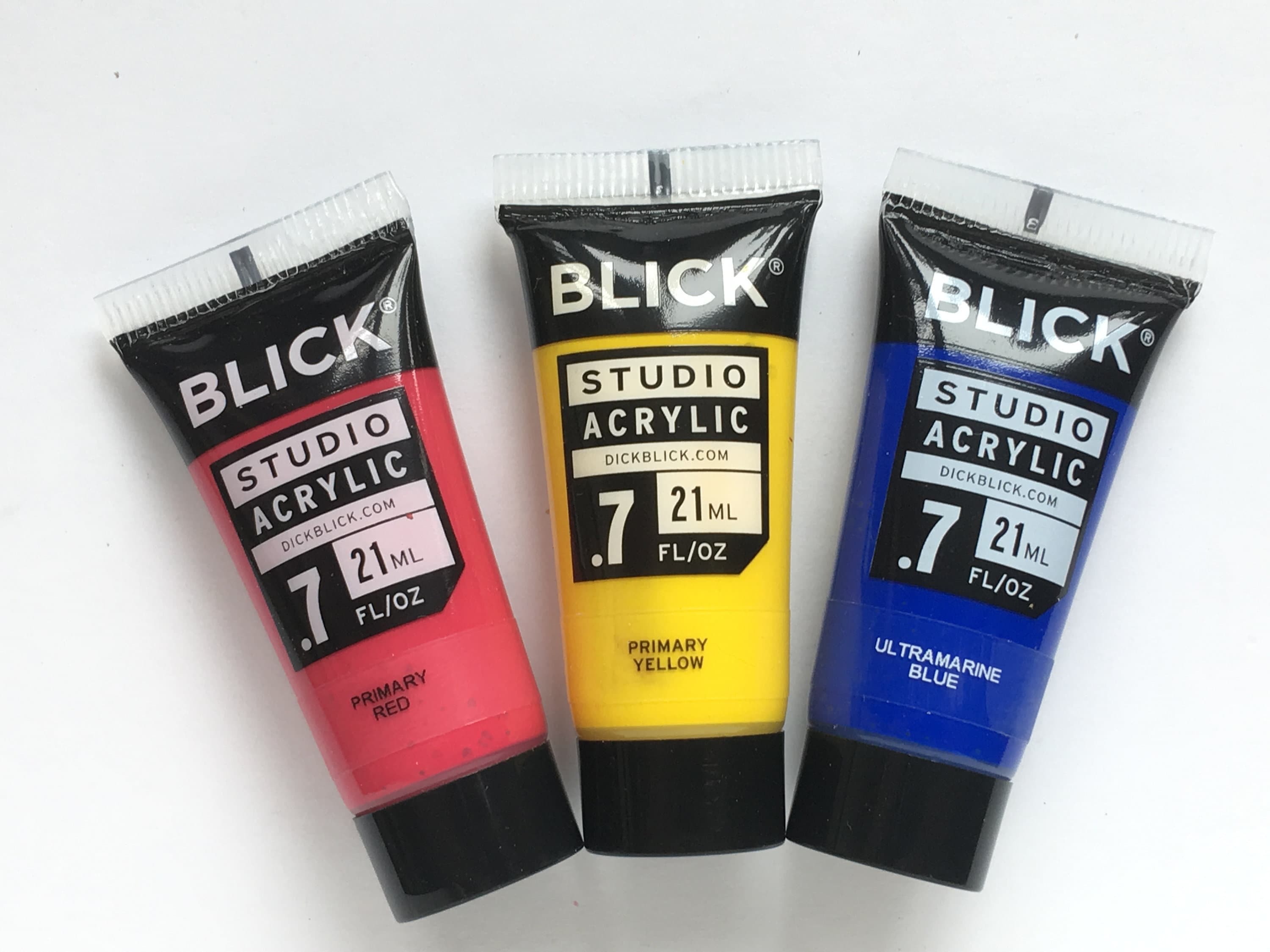 Blick Matte Acrylic - Black, 2 oz bottle
