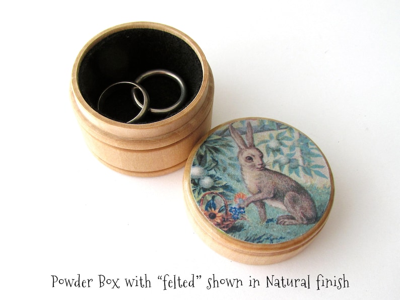 Non Toxic PillVitamin Box Mother/'s Day Jewelry Gift Box Circular Lined Ring Box, White Roses Floral Wallpaper Wooden Storage Box