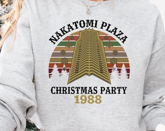 Nakatomi Plaza Christmas Party 1988 Die Hard T-Shirt – Yippee Ki Yay – Free Shipping