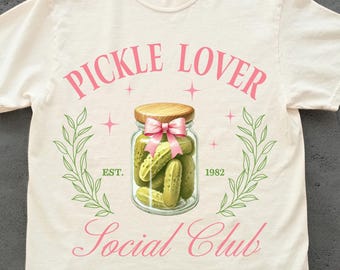 Comfort Colors Pickle Lover Social Club T-Shirt
