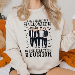 One Direction Halloween Shirt: 1D Reunion Tee for Fans