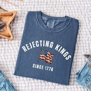 Kings Comfort Colors T-Shirt: Anti Trump, Pro Democracy