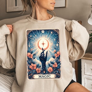Bluza z Magicznym Tarotem, Koszulka z Magicznym Tarotem, Koszulka z Tarotem Unisex, Koszulka z Tarotem Taco Tuesday, Prezent dla Miłośnika Tarota