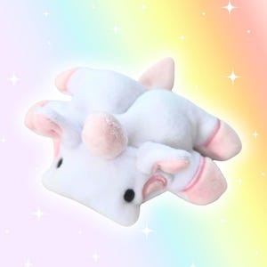 手作りユニコーンぬいぐるみビーニー：感覚的なミンキーぬいぐるみの重み